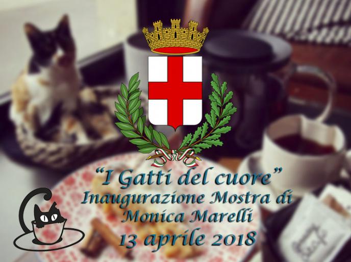 13 aprile 2018 inaugurazione Mostra di Monica Marelli I Gatti del cuore - Milano