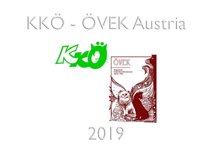 Calendario expo 2019 KKÖ- ÖVEK FIFe Austria