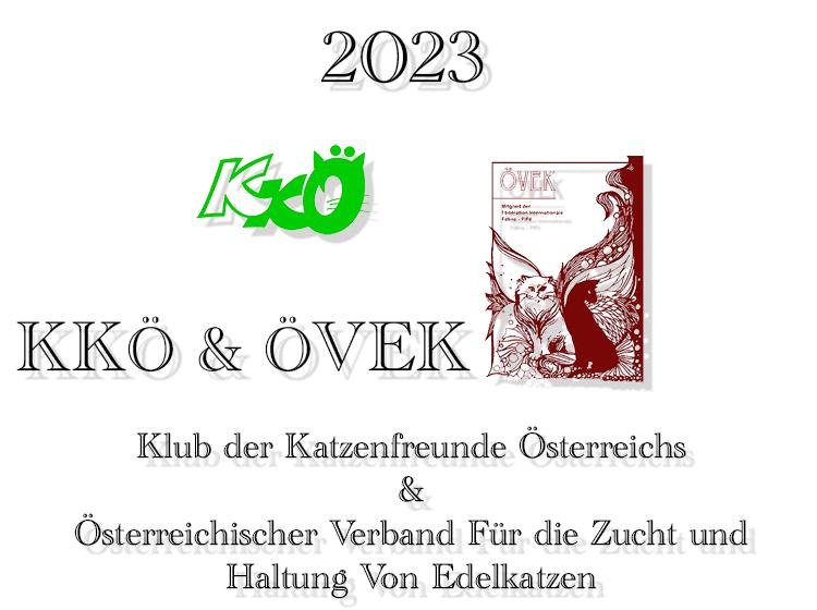 Calendario expo 2023 KKÖ- ÖVEK FIFe Austria