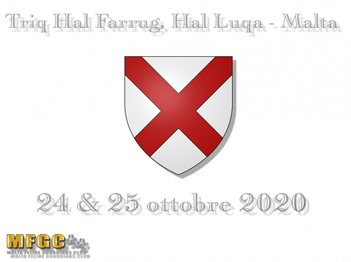 24 - 25 ottobre 2020 107th & 108th International Cat Show MGFC WCF Malta