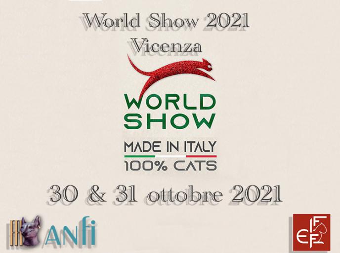 30-31 ottobre 2021 World Show ANFI - FIFe Vicenza informazioni