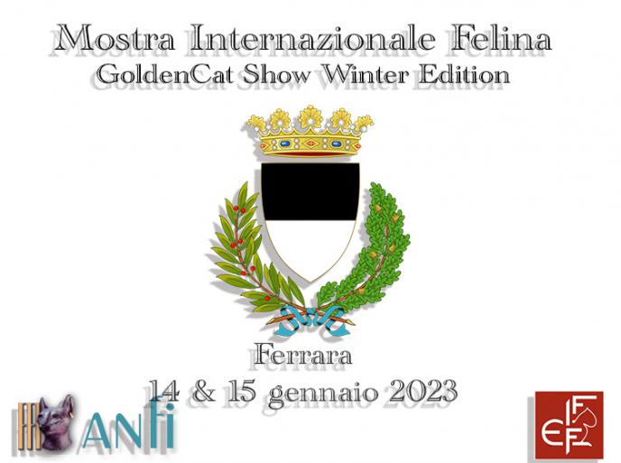 14 e 15 gennaio 2023 Mostra Internazionale Felina ANFI - FIFe Ferrara