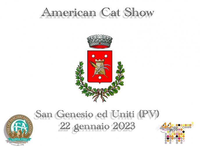 22 gennaio 2023 San Genesio Cat Show CFA