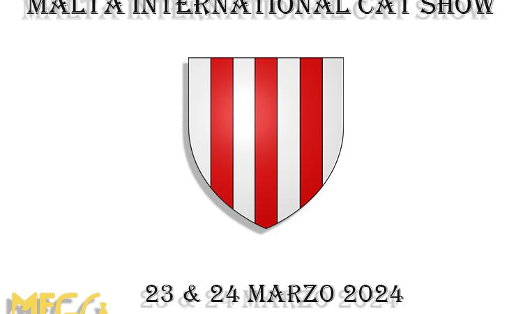 23 e 24 marzo 2024 Malta International Cat Show MFGC WCF