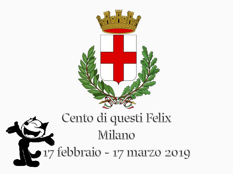 17 febbraio - 17 marzo 2019 100 di questi Felix Mostra Fumetto Milano