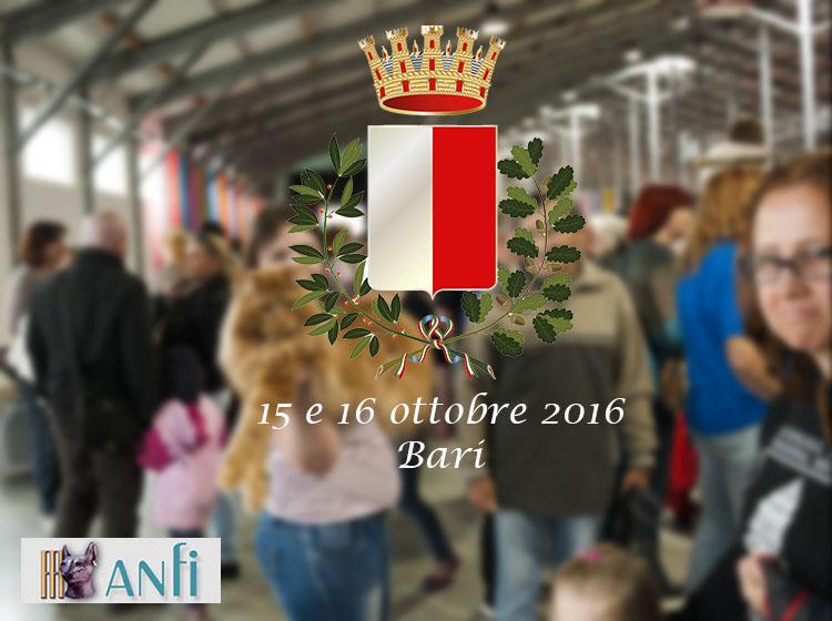15 e 16 ottobre 2016 Esposizione Internazionale Felina ANFI FIFe di Bari
