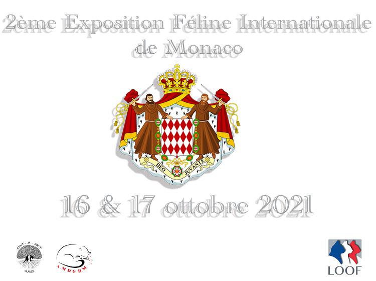 16 e 17 ottobre 2021 2ème Exposition Féline Internationale de Monaco