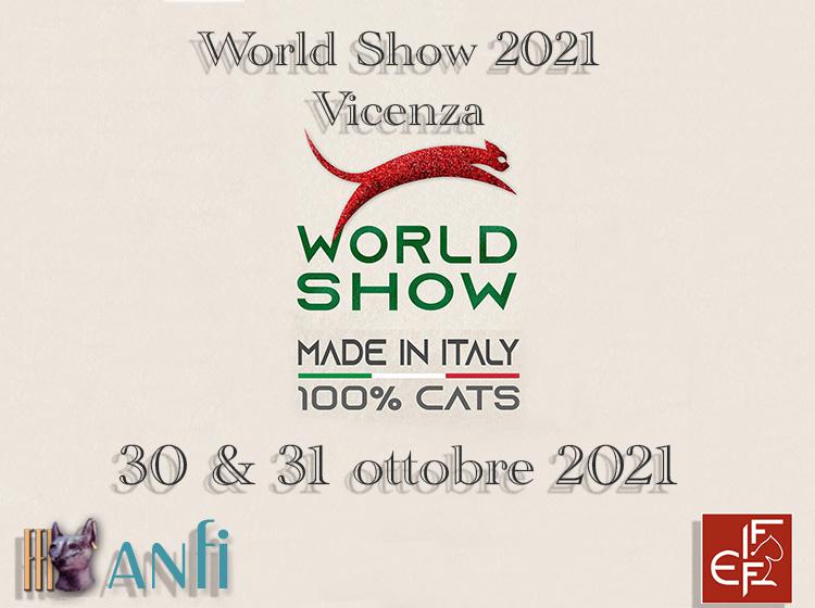 30-31 ottobre 2021 World Show ANFI - FIFe Vicenza